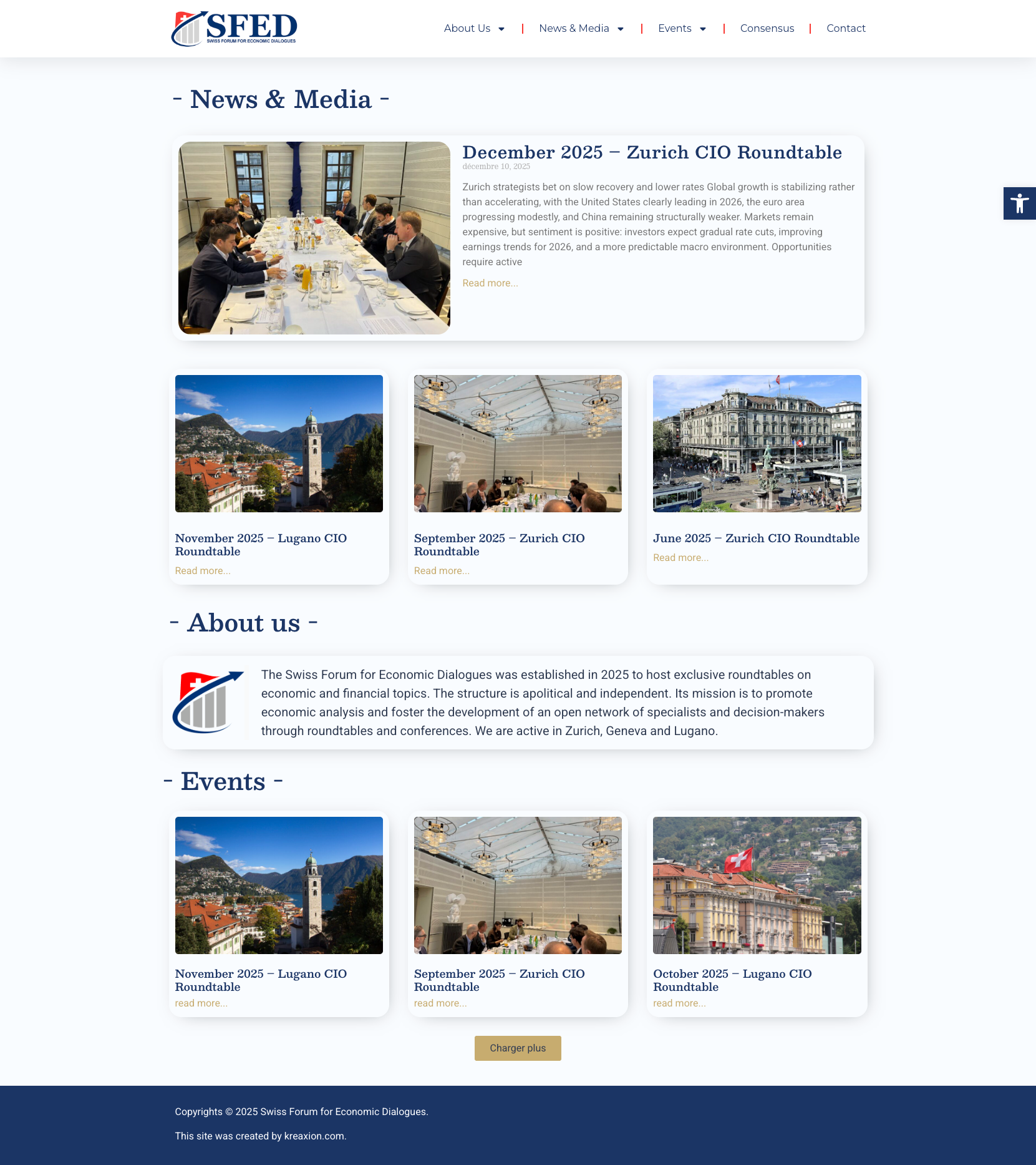 Capture d'écran — SFED